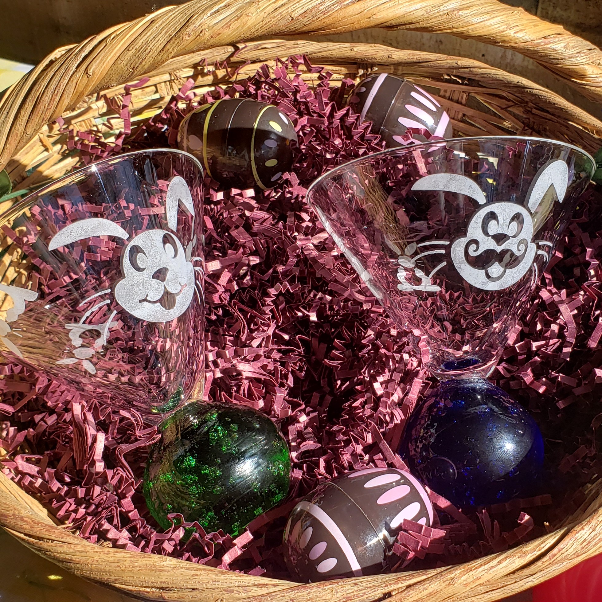 Glass Etching: Easter Inspirations